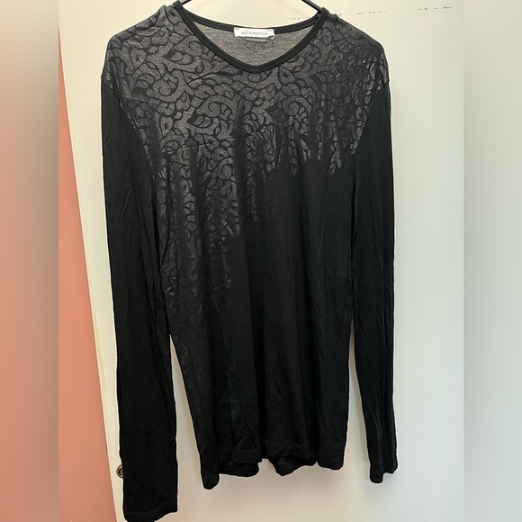 VERSACE Mens large long sleeve sweater black - Picture 1 of 6